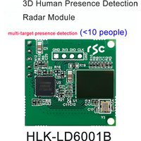 Hi-Link 60GHz Millimeter Wave Radar High-precision Multi-Person Detection 3D Human Presence Sensing HLK-LD6001B Radar Module