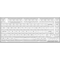 YUNZII X75 White 82 Keys Hot Swappable Wired Gasket Transparent Mechanical Keyboard