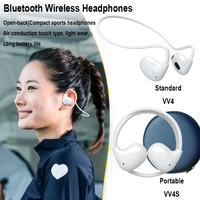 Bluetooth Earphones Bluetooth 5.3 Wireless Headphones Air-Conduction Waterproof Headset Stereo Sports Earphones Earbuds with Mic