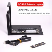 F9G-BK7 PCIe 4.0 X4 64Gbps OCuLink Laptop Externe Grafikkarte ATX GPU Dock für M.2 NVMe zu SFF-8612 Oculink EGPU Adapterkarte