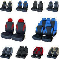 AUTO HIGH Universal Car Seat Covers Polyester Auto Seat Protector Front & Rear Fit Most Car Van SUV Truck