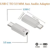 1/2/4Pcs USB C to 3.5mm Headphone Jack Adapter, Audio to USB c Adapter,Type C to Aux Audio Dongle for iPhone , Samsung, MacBook