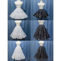 Long Puffy Skirts 40/60/80CM Girls Fashion Tutu Skirt Women Solid Ball Gown Bridal Petticoat White Wedding Dress Underskirt Adul