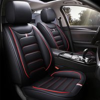 Leather Car Seat Cover for Mitsubishi ASX Lancer 9 10 Pajero 4 2 Sport l200 Outlander xl Montero Carisma Mirage Auto Accessories