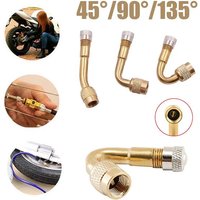 AliExpress GEETHA Multi-Functional Inflation Nozzle Double Inner Tire Valve Extension Tube with Elbow Adapter Universal Air Pump Nozzle