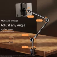 Lazy Bracket Tablet Holder for Bed with Long Metal Arm 360° Rotating Flexible For iPhone iPad Tablet For 4~11 inch Stable Holder