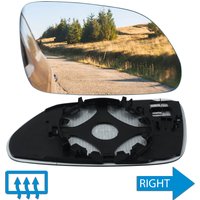 Right Wing Mirror Glass Heated Convex Upper For VW Polo 9N 2005-2009