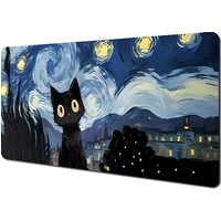 Anime creative art Abstract cat XXL Large Mouse Pad Game Home Cool Mouse Pad Notebook Desktop Computer Accessories Game Desk Pad