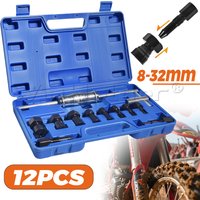 8-32mm Inner Bearing Puller Kit Set Remover Slide Hammer Internal Blind Hole Kit Blue Carry Case