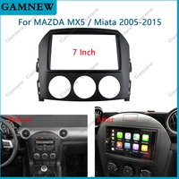 7 Inch Car Frame Fascia Adapter Android Radio Dash Fitting Panel Kit For Mazda MX-5 MX5 Miata 2005-2015