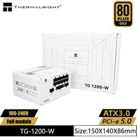 Thermalright TR-TG1200-W White computer power supply ATX3.0/gold medal full module /pcie5.0 chassis power supply