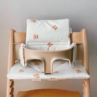 Soft Highchair Cushion Washable Baby Dinner High Chair Seat Cushion Liner Mat Pad Back Stokk Trip Trap High Chair
