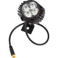 Headlight Front Handlebar Lamp LED Light For Kukirin G2 Pro KUGOO KIRIN G2 MAX Electric Scooter Head Lights Spare Parts