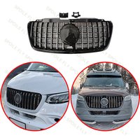 For Benz Sprinter Van W907 2018 To 2025 GT Style Facelift Upper Bumper Mesh Grill Front Racing Grille Vent Radiator Cover