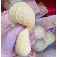 1 pcs Peanut Stress Ball Crunchy Squeeze Ball Squishy Toy Buttery-Soft Feel Fidget Toy ASMR Sensory Anti Stress Toys Adults@-@