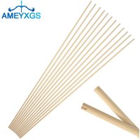 80cm Wood Arrow Shafts Archery Bow DIY Tools Dimater 8mm-8.5mm Wooden Arrow Shafts for Outdoor Hunting Shooting Accessories