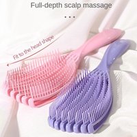 Hollow Hollowing Out Hair Brush Anti-static Multifunctional Massage Comb Hair Fluffy Scalp Portable Hair Styling Tool