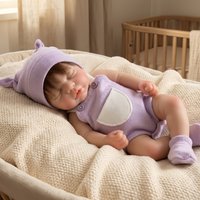 13 Inch Open Mouth Full Silicone Reborn Girl Hand Rooted Hair, 3D Lifelike Skin, Realistic Newborn Doll, Bebe Reborn De Silicona