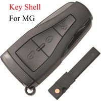 jingyuqin Remote Smart Car Key Shell Fob For MG MG550 MG6 2011 2012 2013 2014 2015 With Blank Blade Replacement 3 Buttons