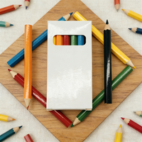 18pcs mini colored lead colored pencils for students to learn stationery, art and painting