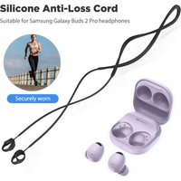 Soft Silicone Bluetooth-compatible Headphone Neck Cord Headset Accessories Anti-Lost Holder Cable for Samsung Galaxy Buds 2 Pro