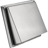 4'' 100mm Wall Air Vent Outlet Stainless Steel Metal Cover Exhaust Grille External Extractor Wall Vent