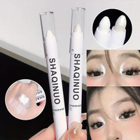Highlighter Gloss Eyeshadow Pencil Double End Beads Bright Flash Eyeshadow Stick Anti Sweat Long High Color Eyeshadow Makeup