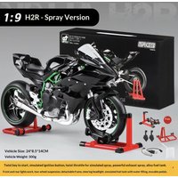 Kawasaki Ninja H2R 1 9 Scale Alloy Motorcycle Model Smoke Spray Effect Collectors Edition Gift Box For Motorcycle Collectors