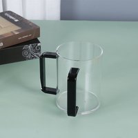 Hand Washing Cup with Dual Handles 5Inch Acrylic Clear Negel Vasser Washing Cup for Netilat Yadayim Jewish Ritual