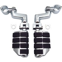 Motorcycle Parts Kuryakyn Dually Highway Clamps 1" Large Foot Pegs for Yamaha Honda Suzuki Harley Kawasaki TRIUMPH