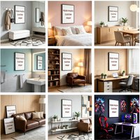 Customizable personalized photo print posters, suitable for wall decoration in various scenarios, available in multiple sizes