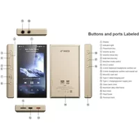 New FiiO M21 Titanium Portable Music Player Android 13 Snapdragon 680 4* CS43198 DAC Chips Hi-Res Audio DSD LDAC Supports FLAC