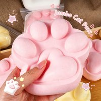 Jumbo Cat Paw Squishy Slow Rebound Squeeze Anti-stress Toys Soft Fidget Toy Squish Taba Vent Stress Ball Party Favor Gift