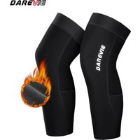 DAREVE Cycling Leg Warmers Winter Keep Thermal Anti Slip Cycling Leg Man Anti UV Moisture Wicking Quick Dry Cycling Leggings