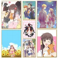 Anime f-Fruits b-Basket Poster Paper Print Home Living Room Bedroom Entrance Bar Cafe Art Painting Decoration