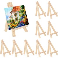 5Pcs Wooden Mini Easel Frame Wedding Table Number Card Stand Photo Display Holder Kids Painting Craft Artist Supplies Home Decor