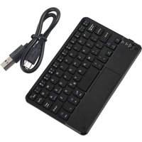 59 Keys Mini Wireless Keyboard Type C Charging UltraSlim Bluetooth Keyboard with Touchpad for Windows / Android / iOS