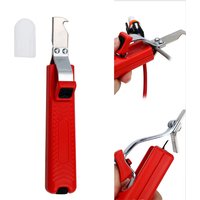 Adjustable Wire Stripper Knife Ergonomic Rubber Handle 8-28mm Cable Stripper PVC Cutting Tool for Home DIY And Professional Use