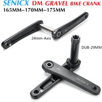 SENICX GR2/GR3 Road Cyclocros Manivelle en aluminium 165/170/175mm pour vélo pliant de route
