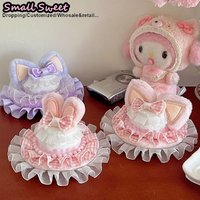 Women's Elegant Sweet Lolita Rabbit Ear Flat Top Hat Hair Clip Headpiece Headdress Cute Cosplay Hair Accessory for Lolita Girls