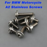 For R1200GS R1250GS LC ADV R1200RT R1250RT S1000XR/RR/R F750GS F850GS F900GS F900R F900XR Universal Shell Stainless Steel Screws