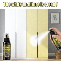 Universal Wardrobe Furniture Appliances Plastic Yellowing Remover Polishing Repair Spray for AC-Units/Fridge/Toilet Clean Care