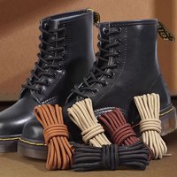 New Rugged and Wear-resistant Sneaker Shoelace Durable Polyester Round Shoe Laces Classic Double-deck Shoelaces Boot Solid Laces