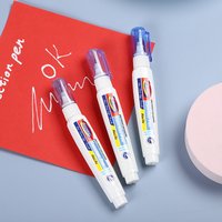 Kit 3pcs Correction Pen 10ML Quick Dry Smooth Flow for School Stationery
