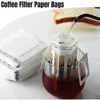 25-200 pcs Coffee Filter Bags Disposable Drip Coffee Paper Pack with Hanging Ear Design Portable Espresso Coffee Accessories