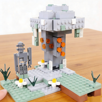 Compatible MOC Sets MC My Mini World Game Series Building Blocks 21586 The Pale Garden Creaking Toys Assembling Gift