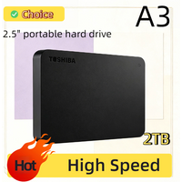 Toshiba OEM A3 For Expansion 500GB 1TB 2TB USB3.0 External HDD 2.5 Inch Portable Hard Disk Drive Box Media Silent