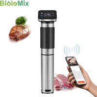 BioloMix 5th Generation Stainless Steel WiFi Sous Vide Cooker IPX7 Waterproof Thermal Immersion Circulator Smart APP Control