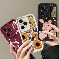 Phone Case For Huawei Honor 400 Pro 200 90 Lite Magic 7 Lite 6 Pro X9C Smart 5G Y9 Prime 2019 Retro Sunflower Floral Print Cover