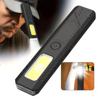 Outdoor LED Flashlight 550LM Portable Mini Torch Type C Rechargeable Light Pocket Lantern Flood Work Lights with 6 Modes